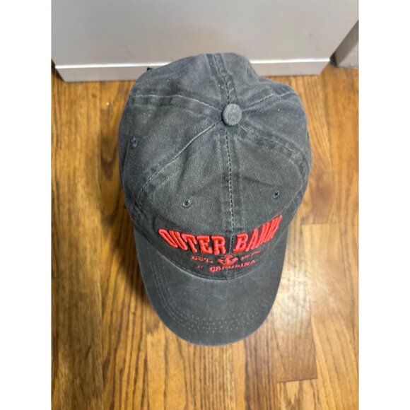 Beach Mart Outer Banks Gray Dad Hat Adjustable Cotton Embroidered - Picture 2 of 7